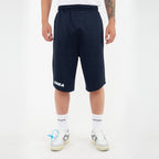 Bermuda outdoor en polyester avec poches fonctionnelles bleues