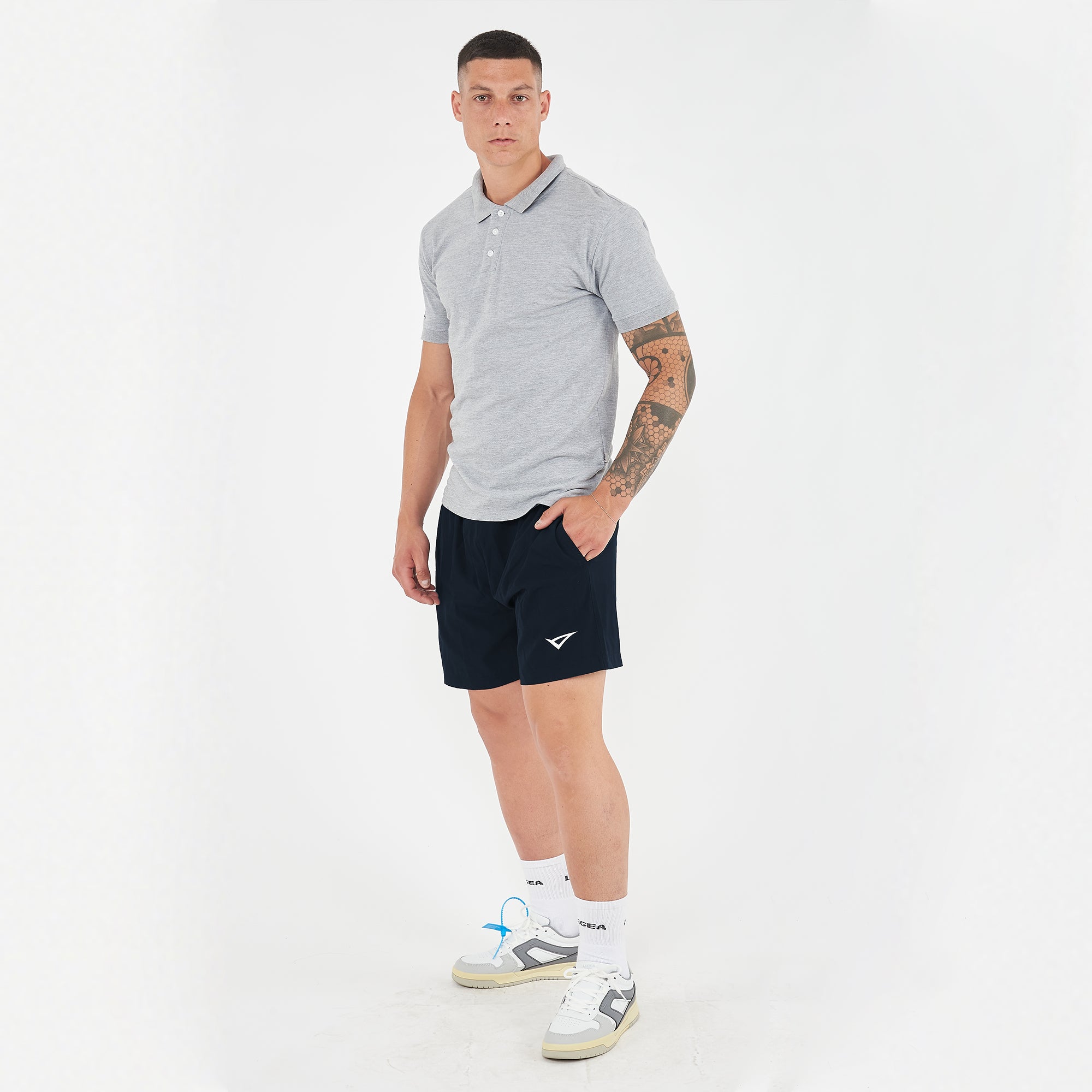 Smash running shorts with breathable fabric