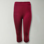 Stretch cotton running capri pants