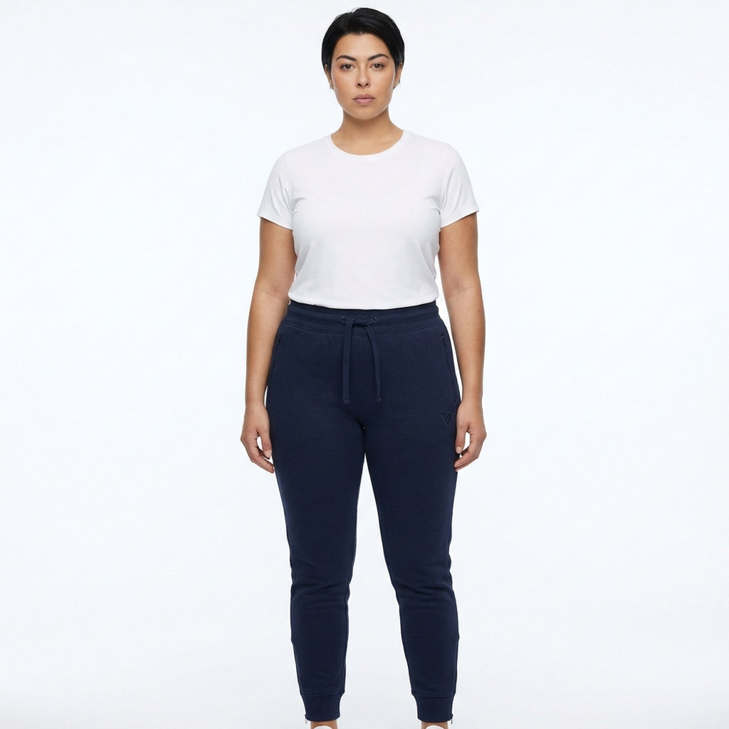 Pantalons de sport en coton Skinny - oversize