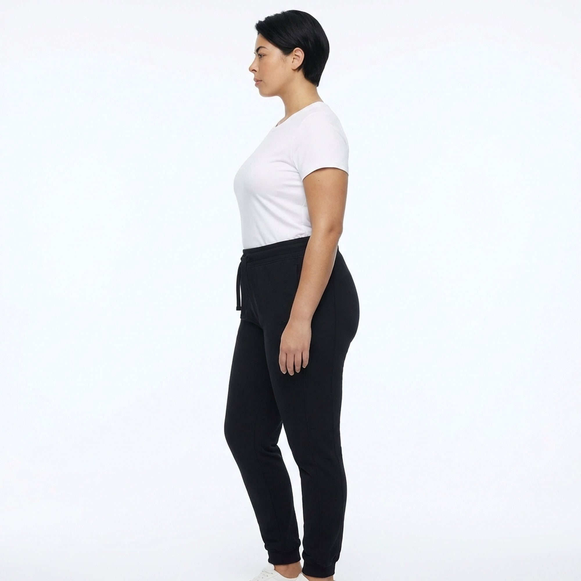 Spodnie sportowe z bawełny Skinny - oversize