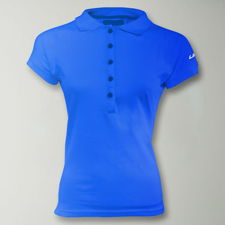 Polo da tempo libero in cotone elasticizzato