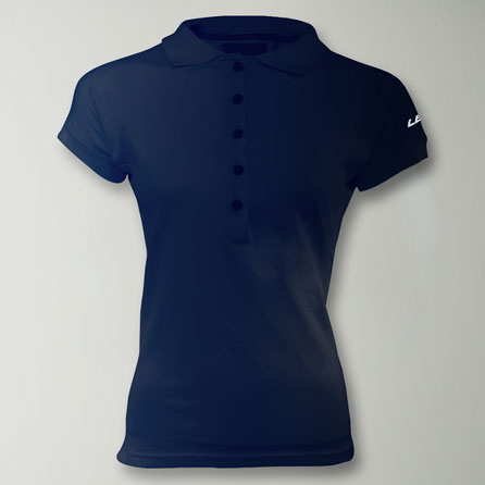 Polo da tempo libero in cotone elasticizzato