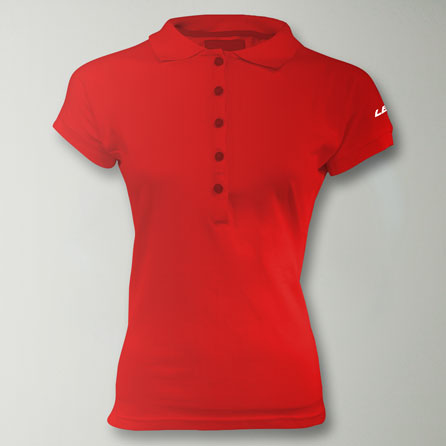 Maglia Polo da donna a mezze maniche Sud Silver