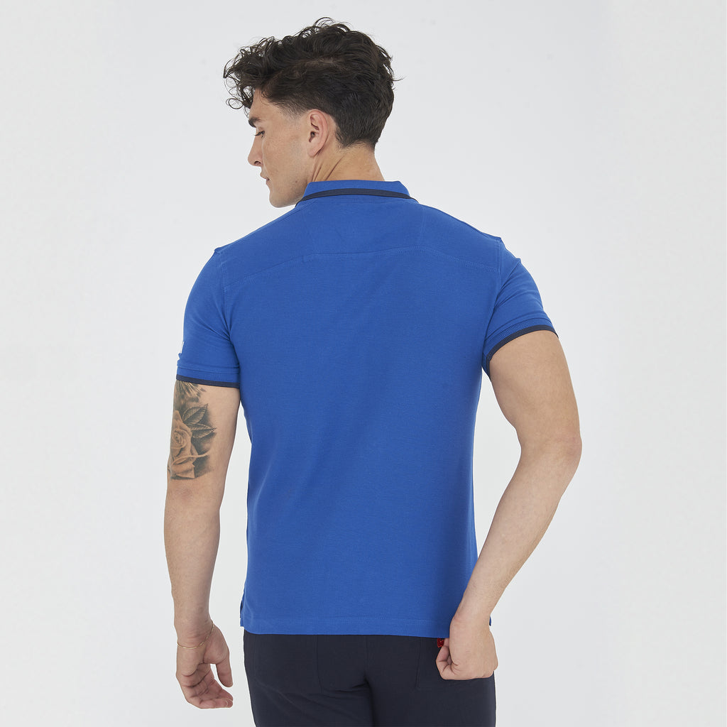 Polo da tennis manica corta in cotone