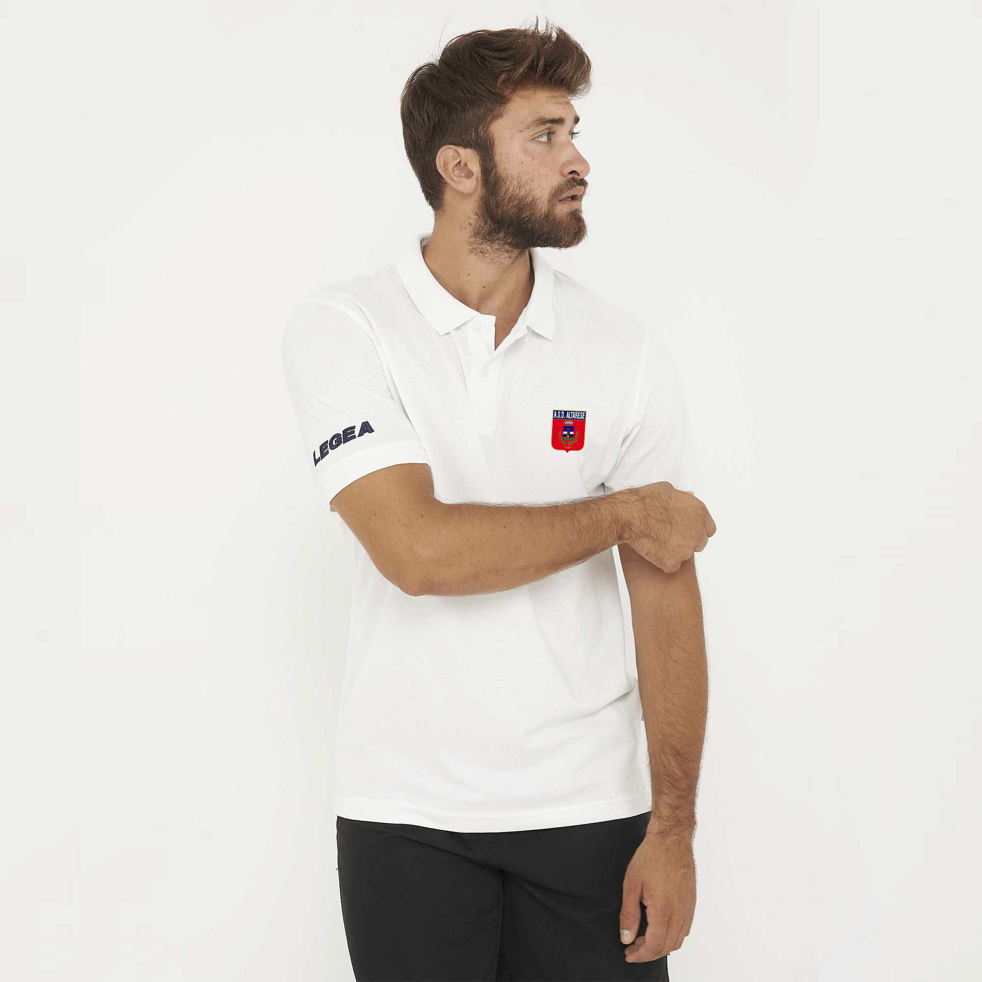 Maglia Polo in cotone bianco - Altarese 1929
