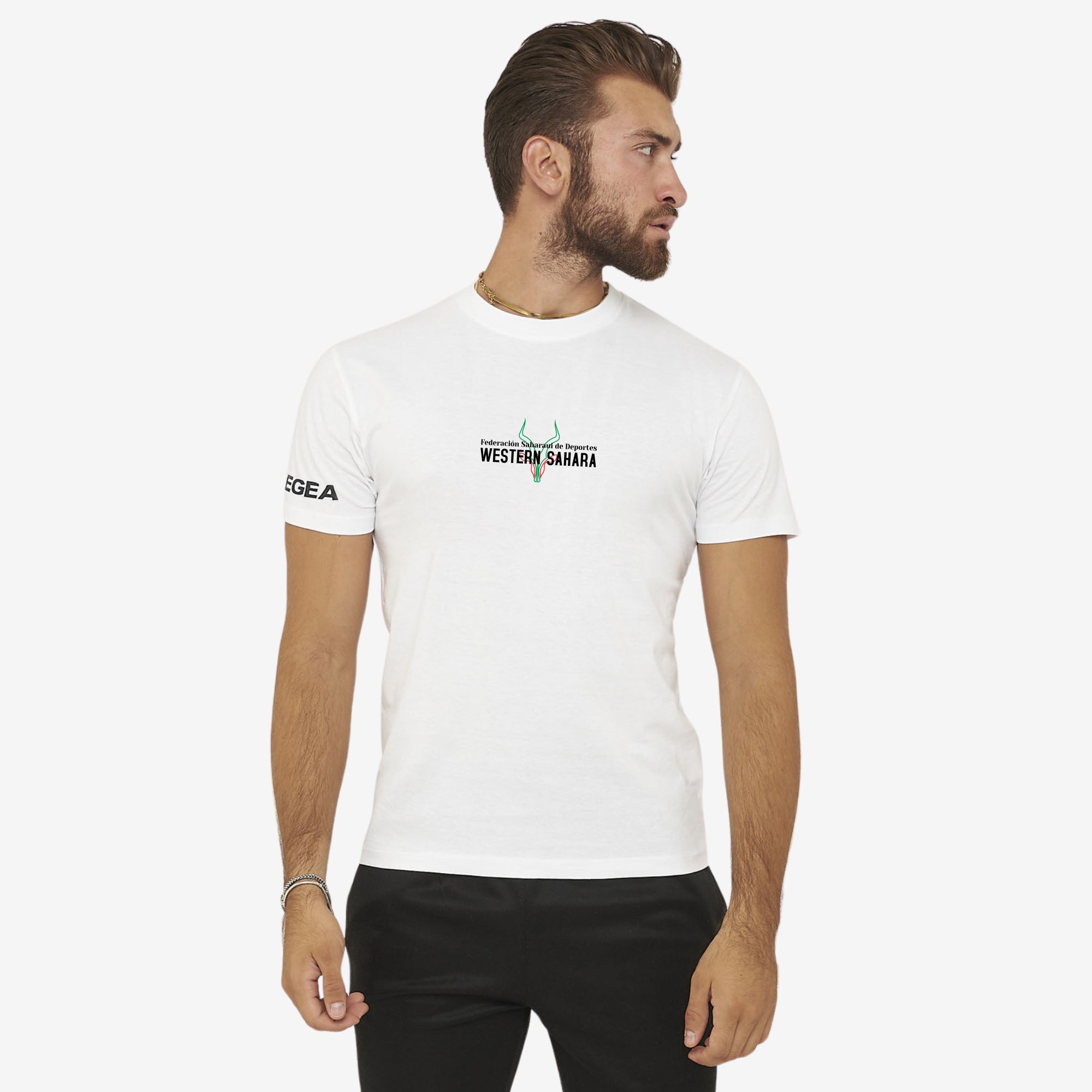 Camiseta Fan Designer - Federación Saharaui - blanco