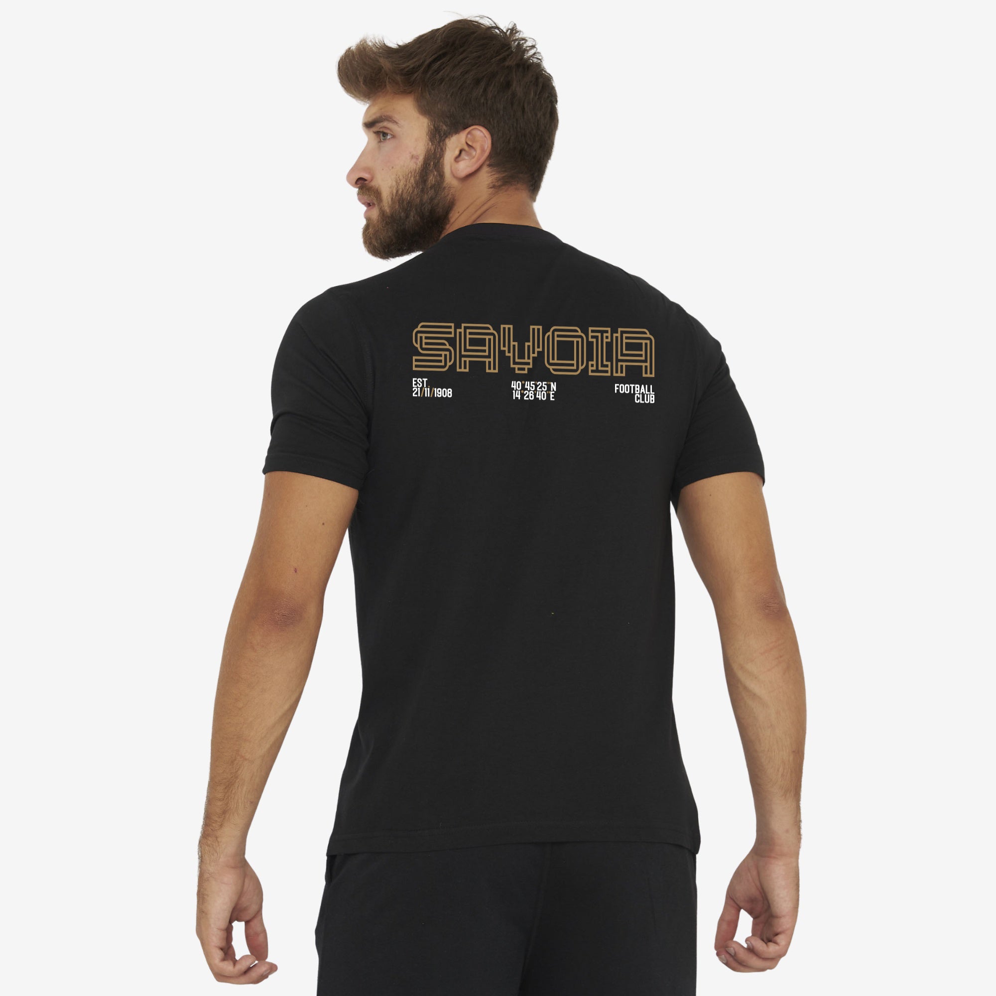 Camiseta moderna negra - Savoia 1908