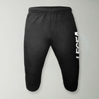 pantaloni 3/4 da running con logo grande