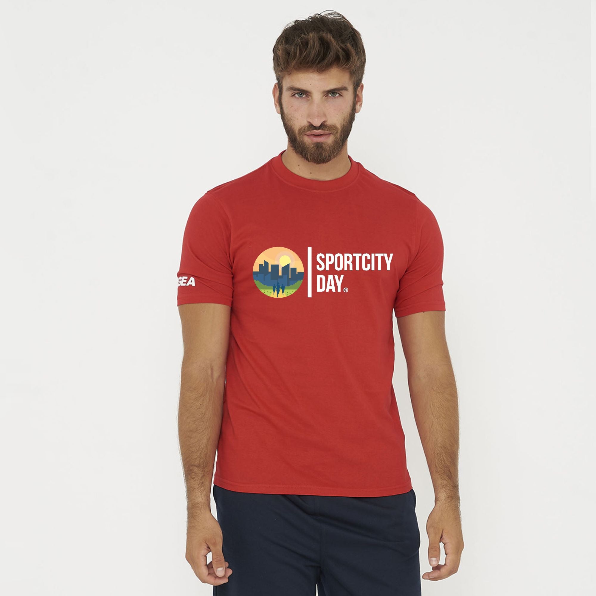 T-Shirt Sport City Day - rossa