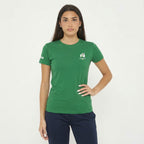 T-shirt girocollo in cotone verde - Volley Team San Giacomo