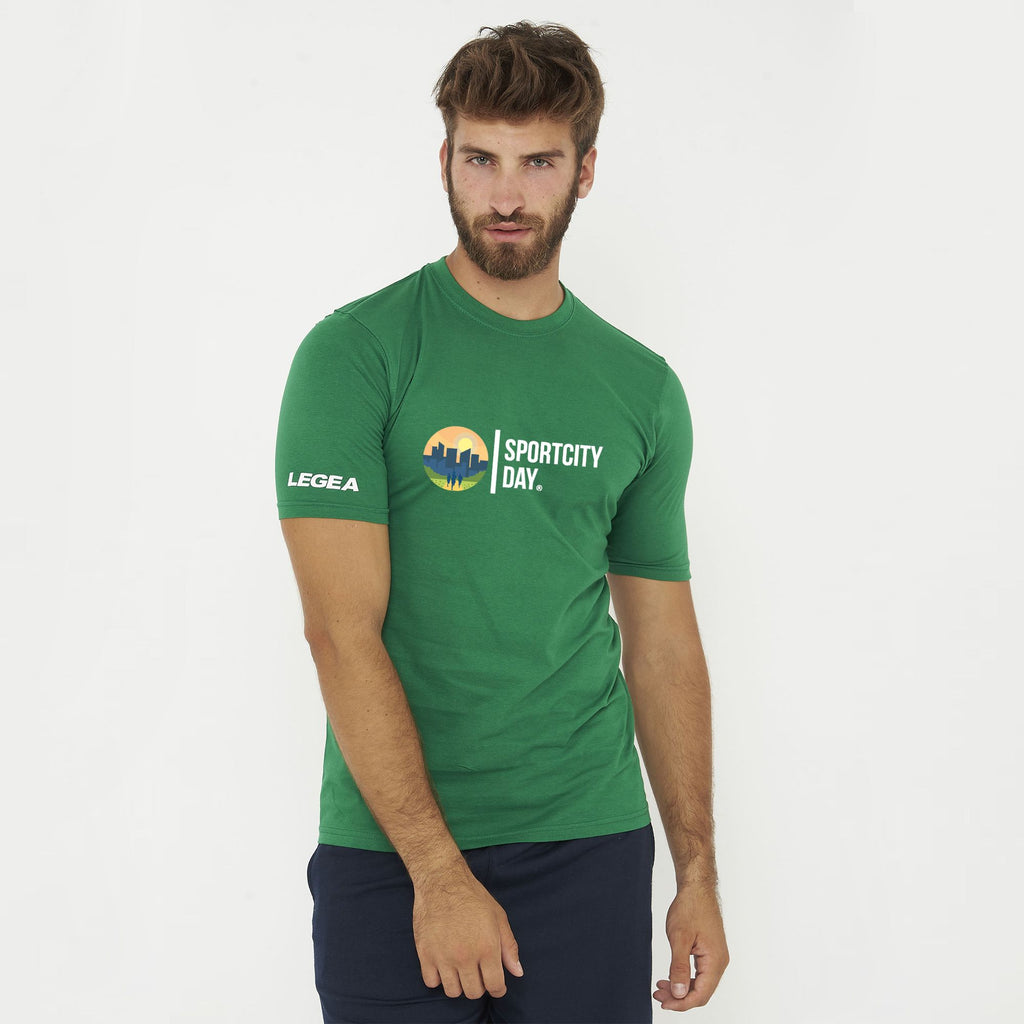 T-Shirt Sport City Day - verde