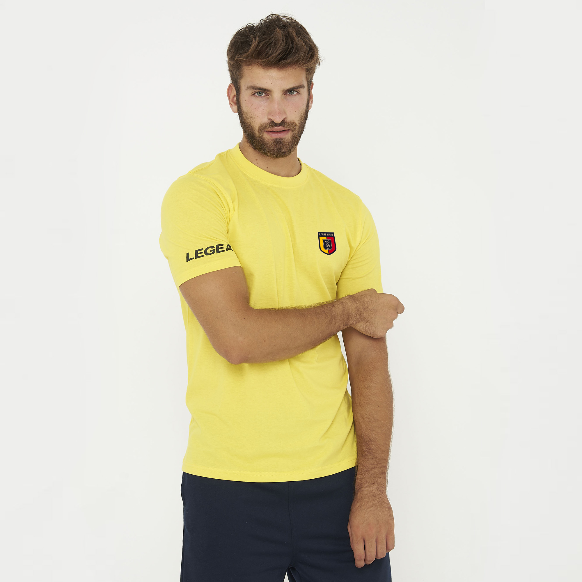 Maglietta in cotone - Giallo - Toma Maglie