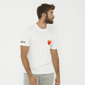 White Cotton T-Shirt - Montenegro