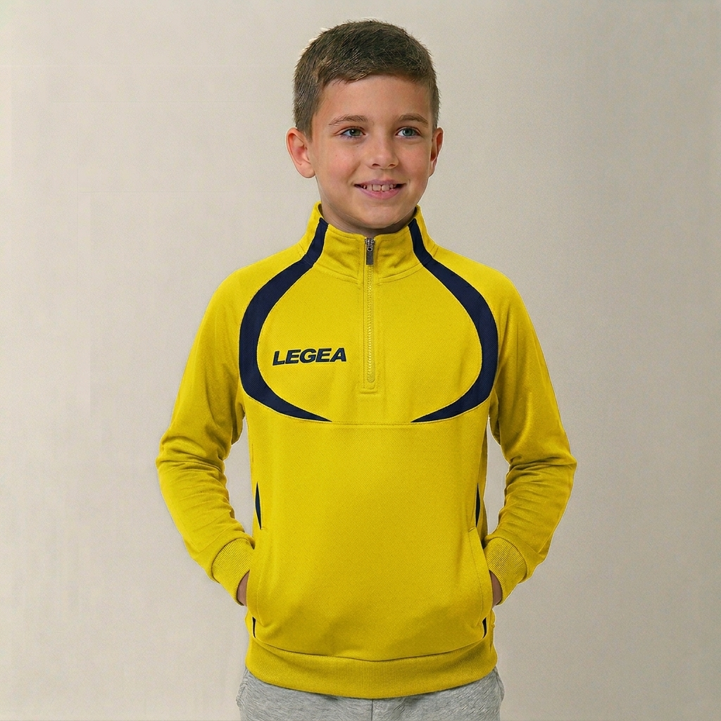 Chaqueta de entrenamiento Argelia con media cremallera (tallas pequeñas)