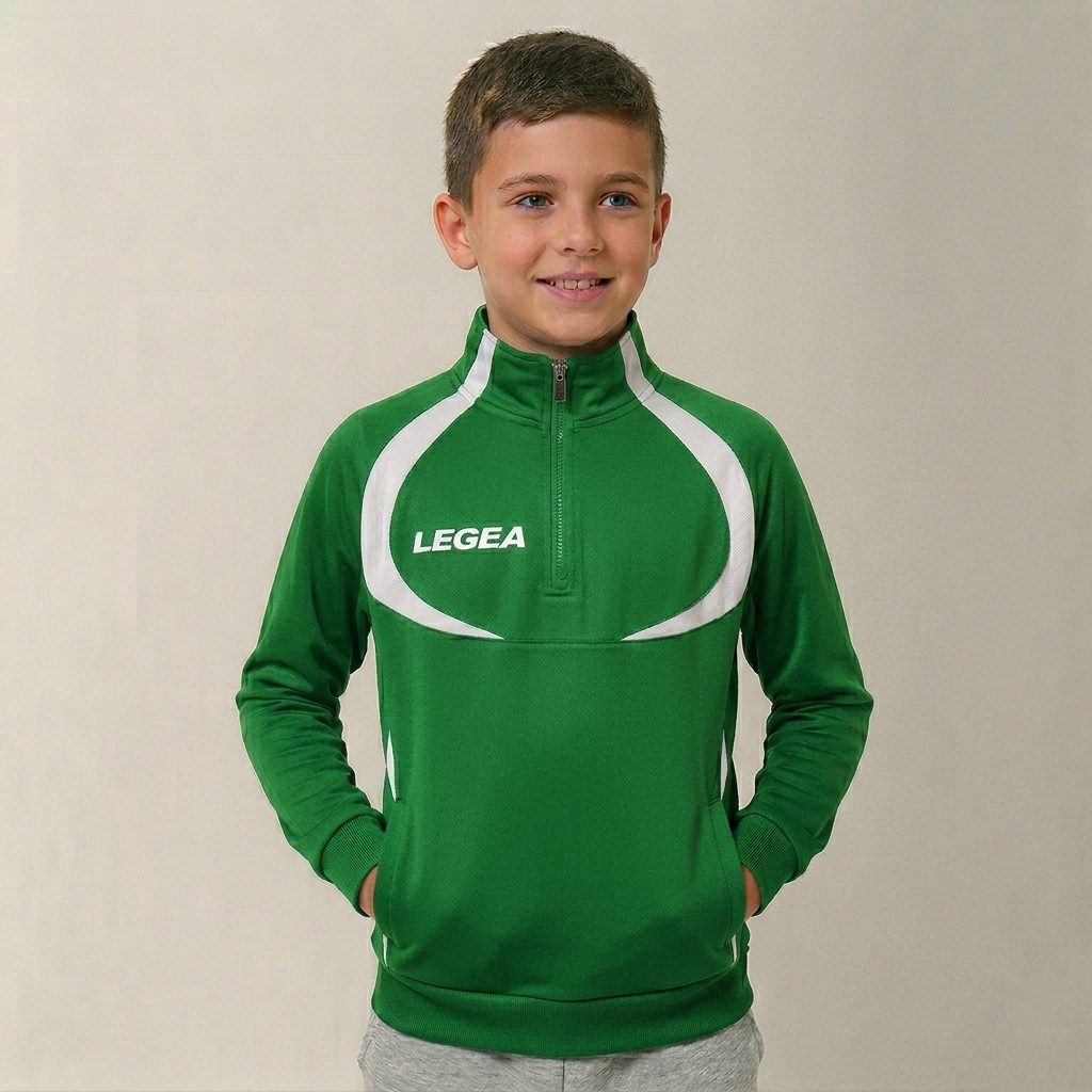 Chaqueta de entrenamiento Argelia con media cremallera (tallas pequeñas)