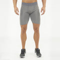 Pantaloncino termico compression Ironboy Short - Piombo - XL/2XL