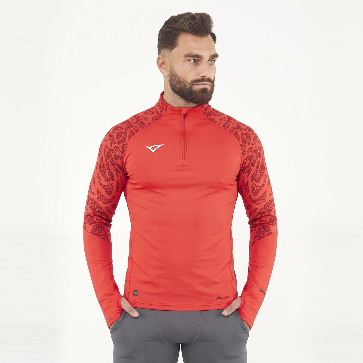 Giacca con mezza zip Bristol | Corallo | S