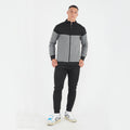 Tuta Sportiva Completa Illinois Kobe - Nero | Grigio - M