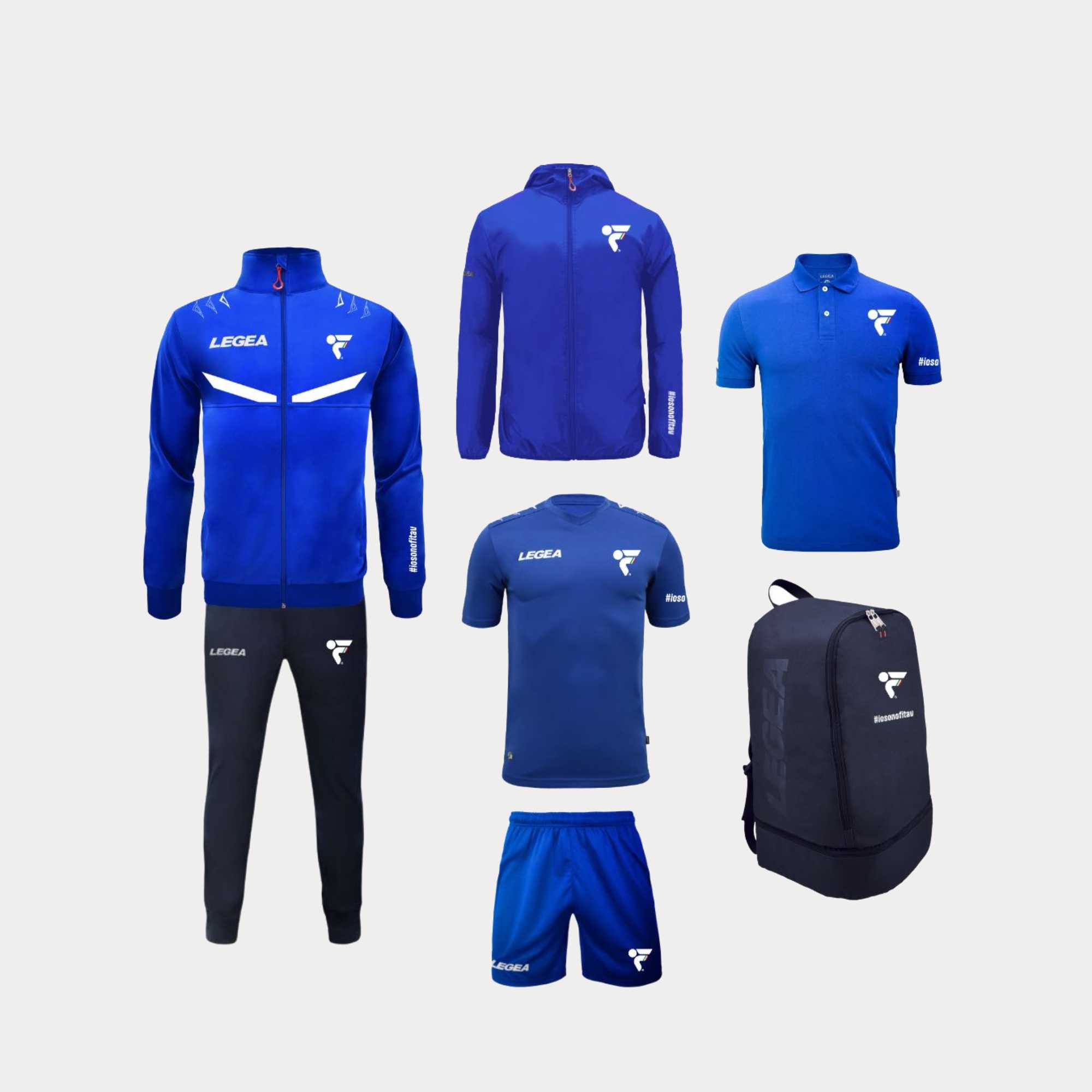 ウエイトトレーニング LEGEA JERSEY Blue Polyester Jersey - Fitav – Legea