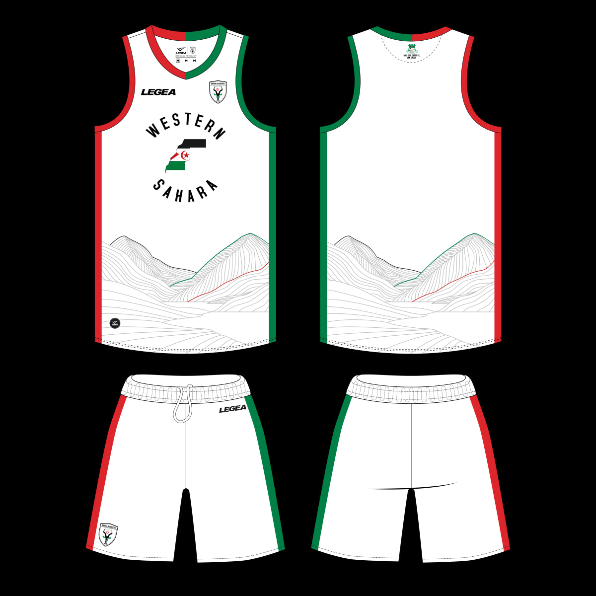 Kit Blanco Baloncesto Saharaui