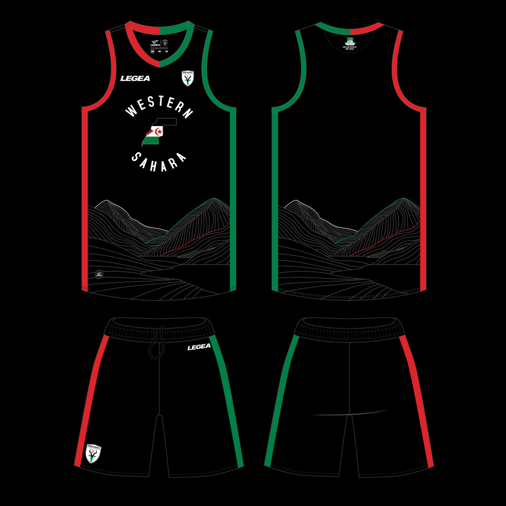 Kit Negro Baloncesto Saharaui