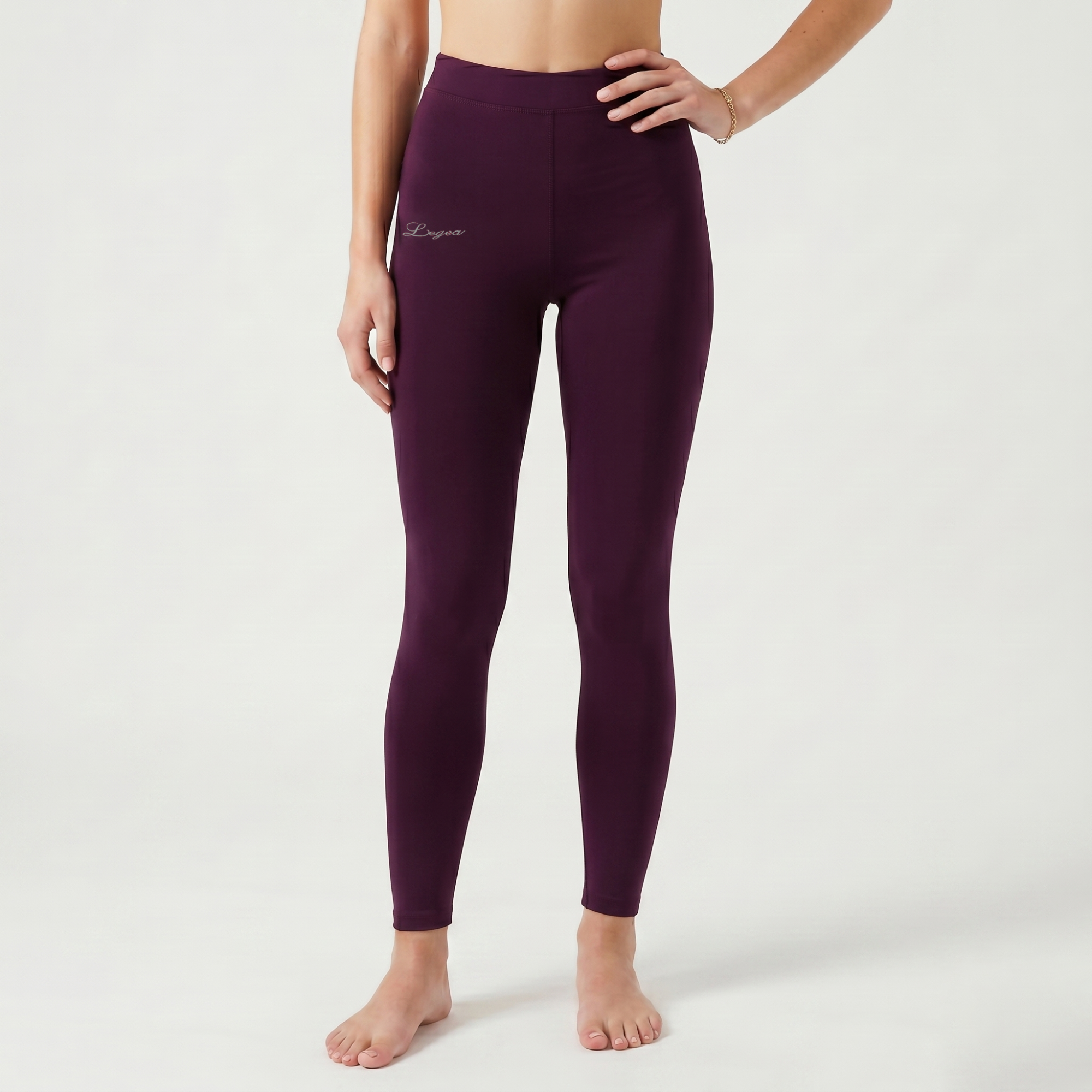 Leggins in cotone elasticizzato per yoga e allenamento Vexen