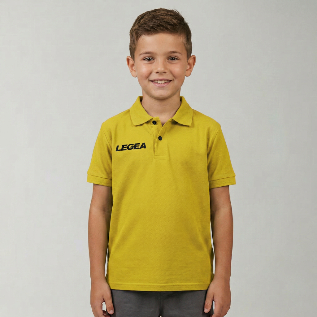 Polo in cotone da bambini a maniche corte Polo Sud Gold - taglie piccole