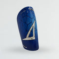 Pro Buckler Soccer Shin Guards - Light Blue | White - L