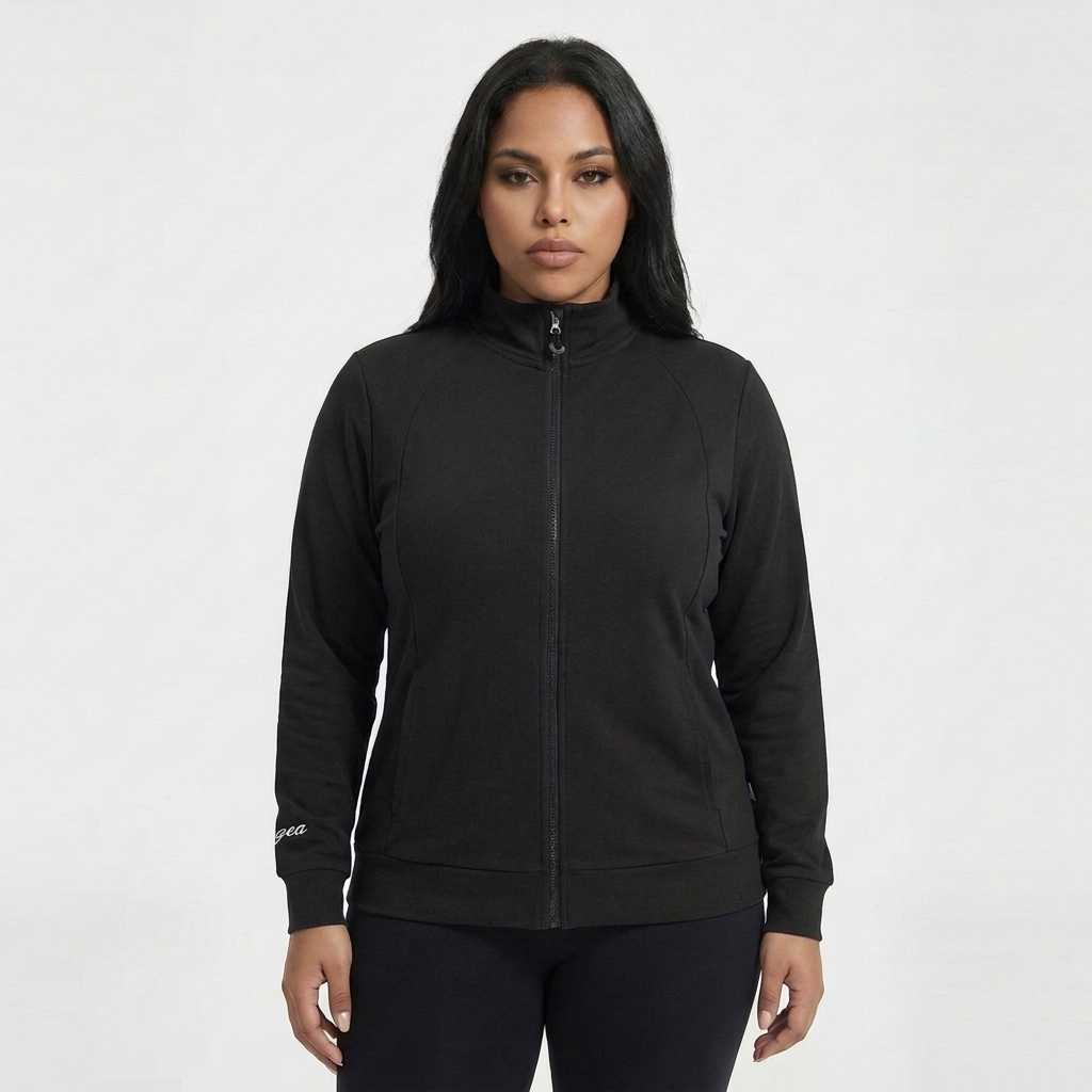 Sudadera deportiva ligera con cremallera Ridaka - Talla extragrande