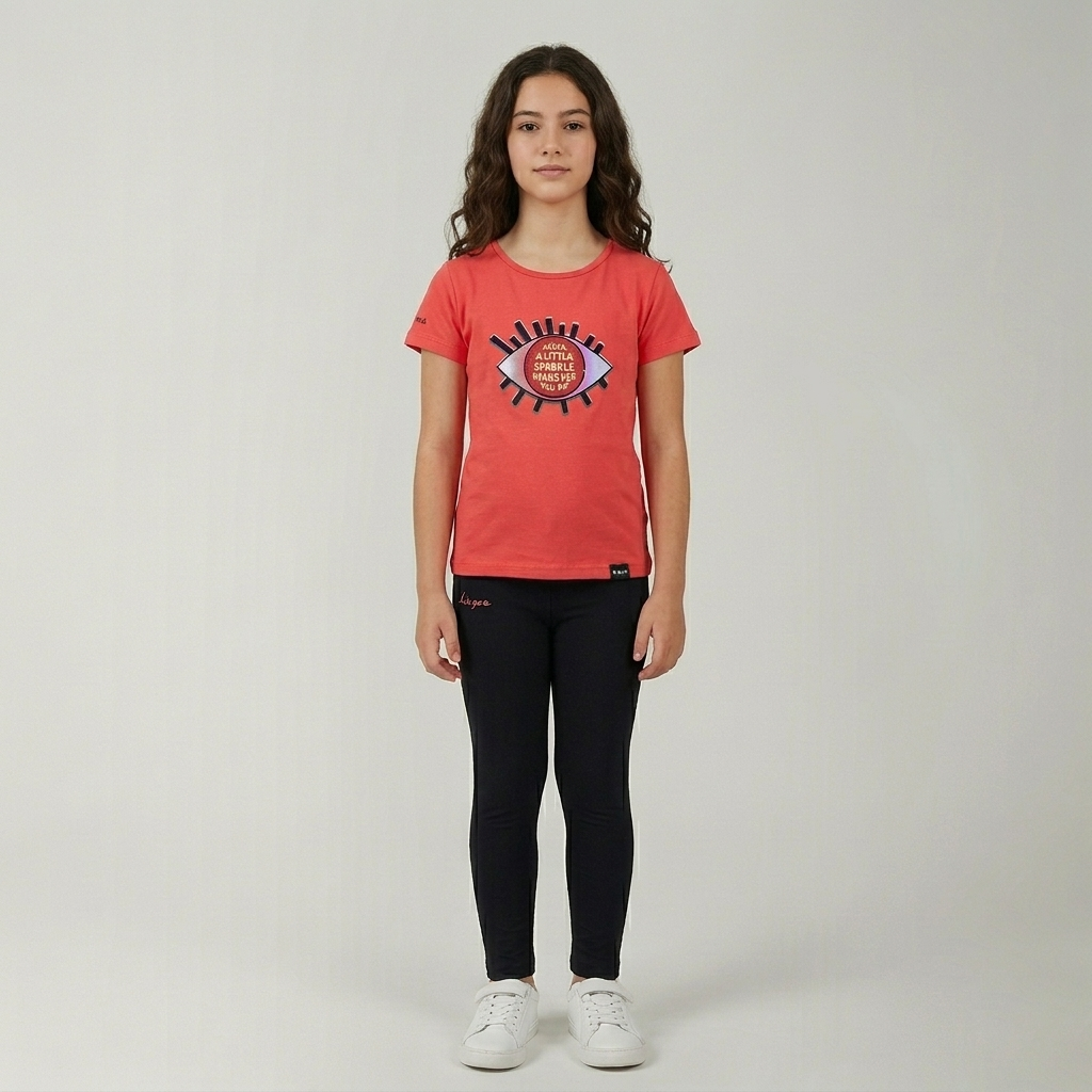 Completino in cotone per bambine Vetra - taglie piccole